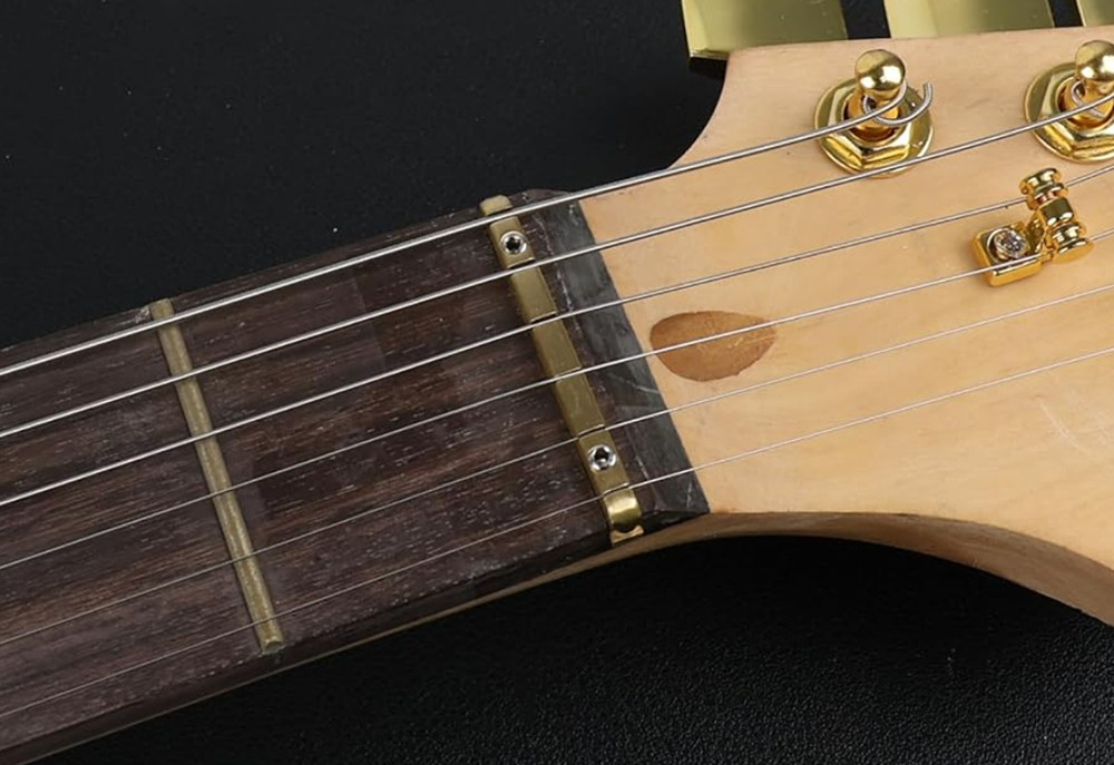 6 String Electric Guitar Nut 42mm Split Regulation Adjustable Height Brass Nut