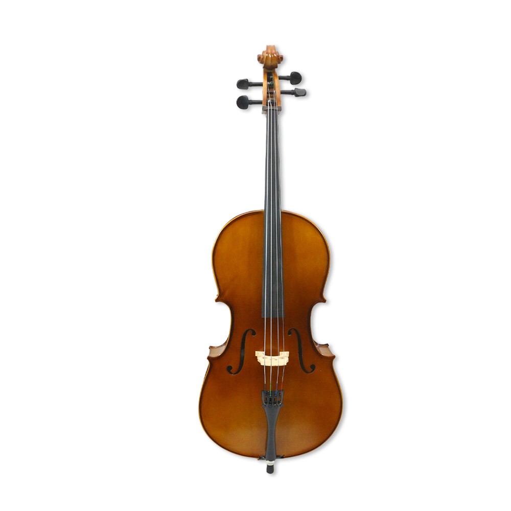 4 String Cello1/8 Flamed Solid Wood Beginner Handmade Cello With Parts