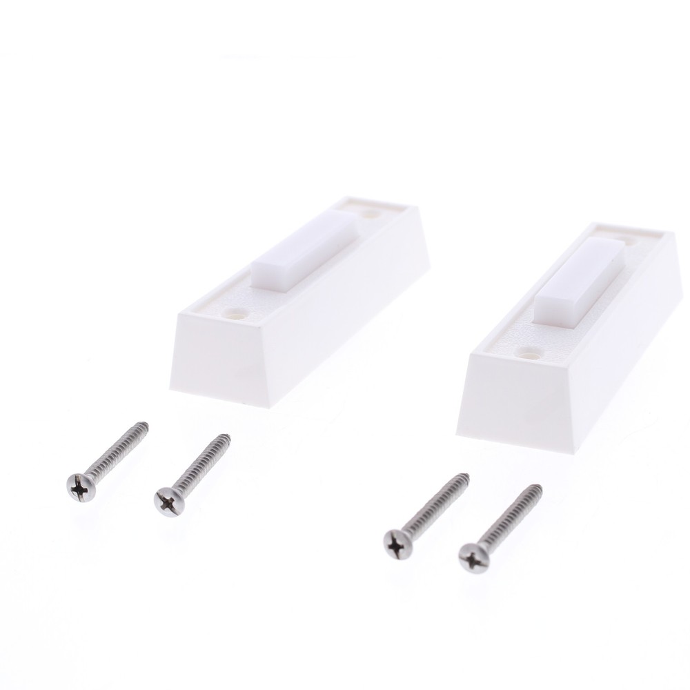 Teiber White 2-Light Push Button Door Chime C105L-W