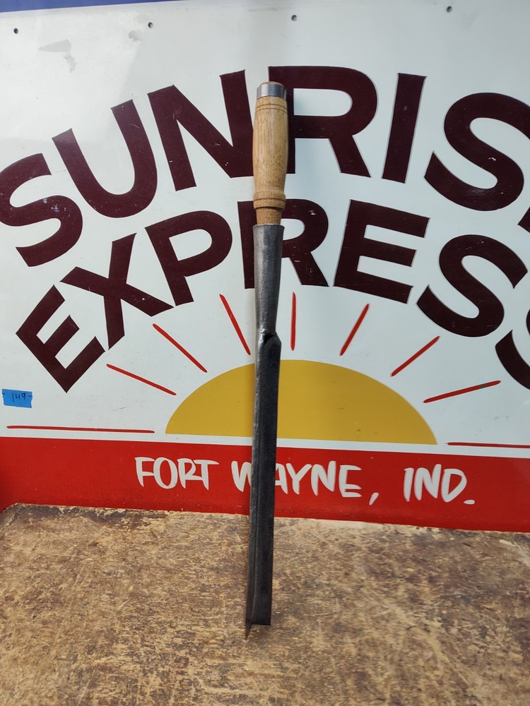 Early Unmarked  1" Socket Corner Chisel  Timber Frame Shipwright Timberframe