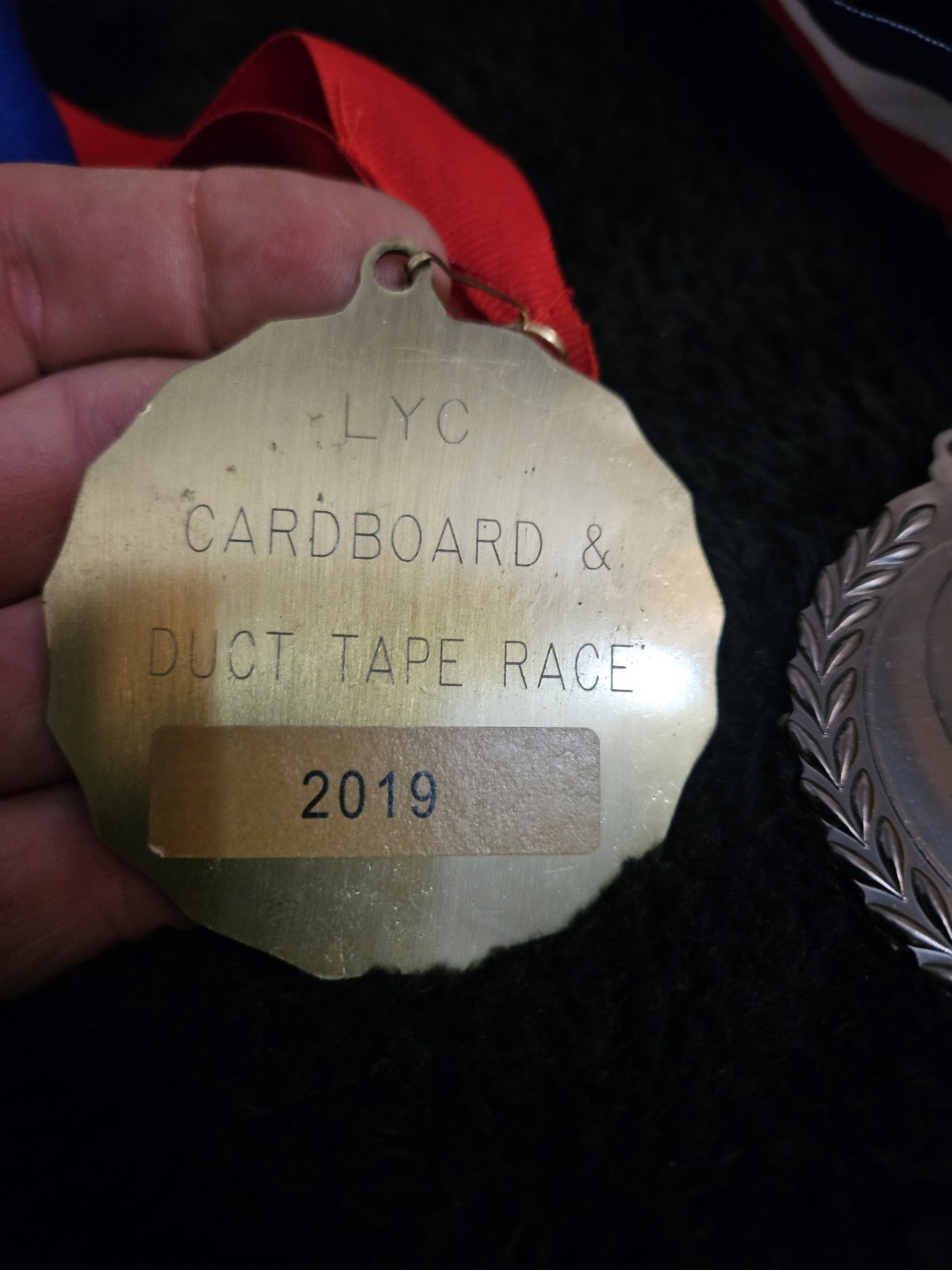 4 - Lakeport Yacht Club Cardboard & Duct Tape Regatta Medals + 2013 Lake County