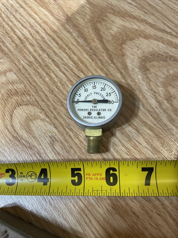 powers regulator co supply pressure gauge