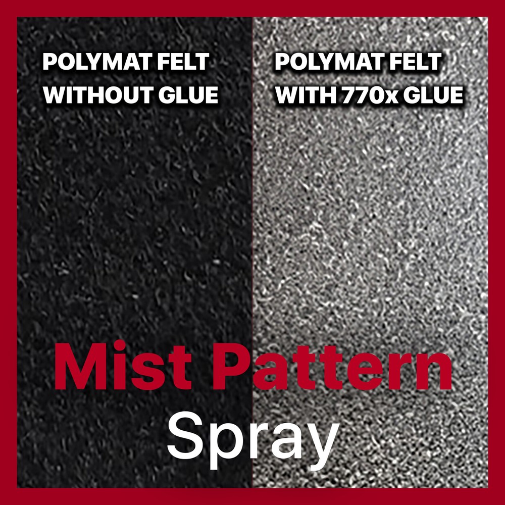 Polymat 770X MULTIPURPOSE POOL TABLE CLOTH INSTALLATION CLEAR MIST ADHESIVE GLUE