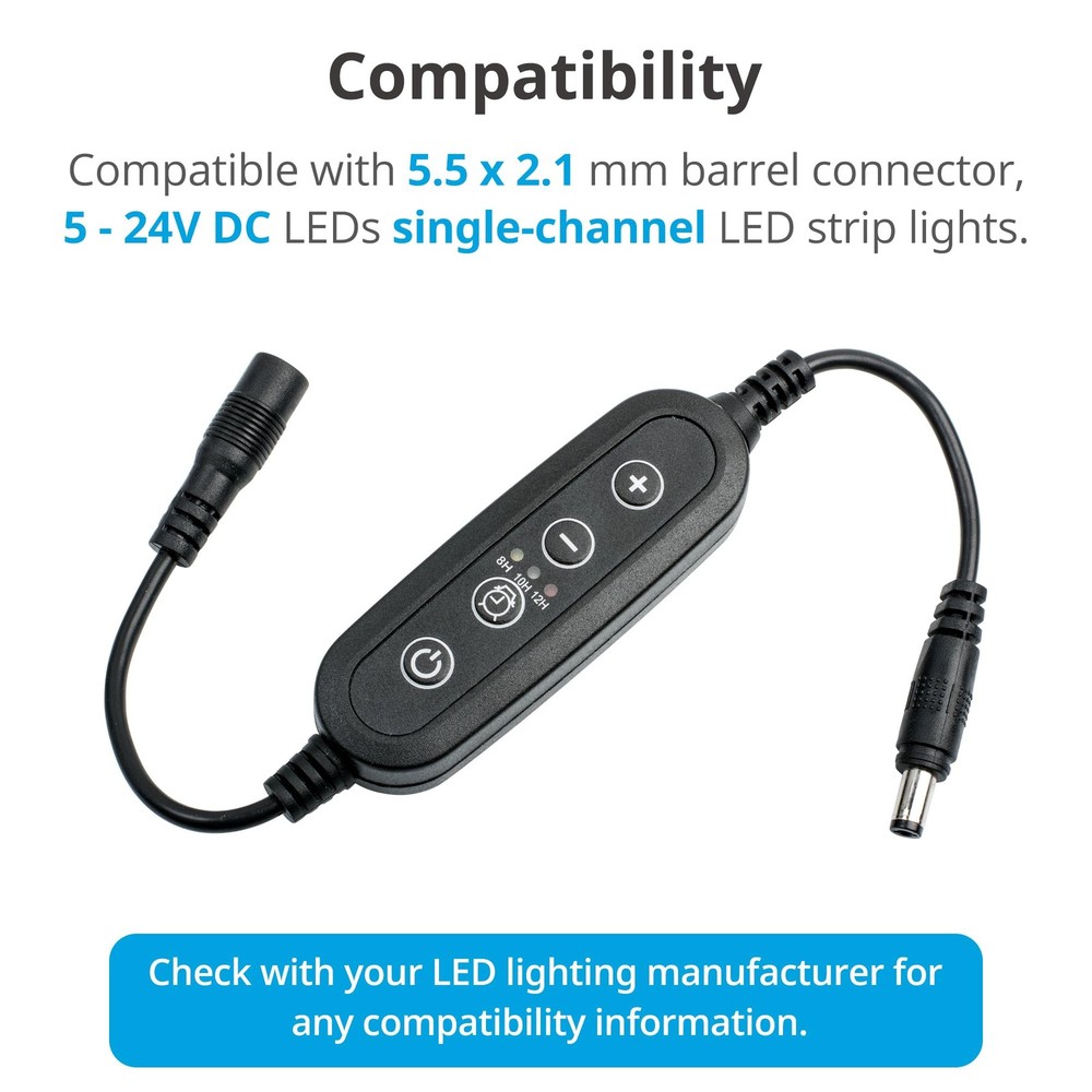 NICREW Aquarium Light Timer&Dimmer, Easy to Program Fish Tank Light...
