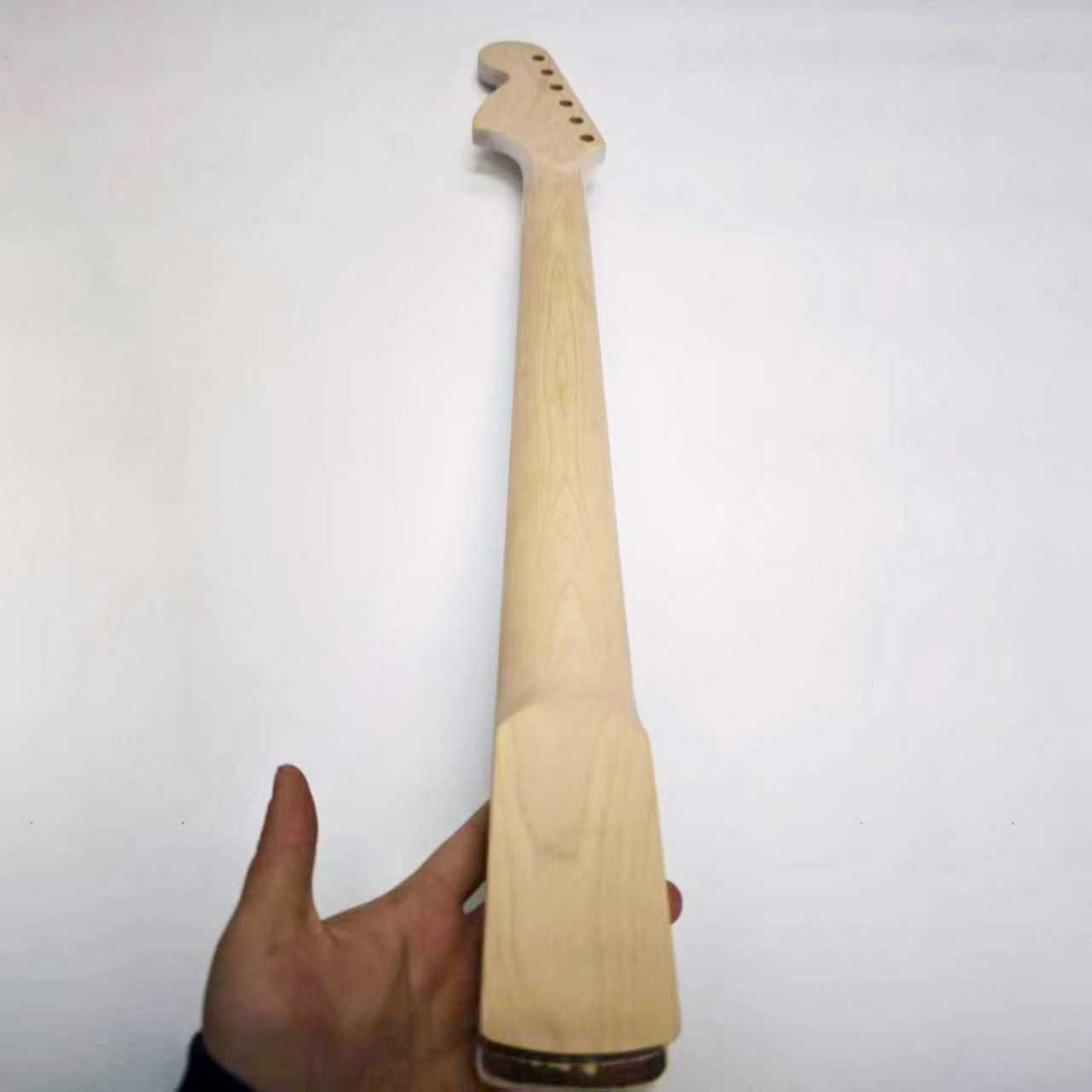 DIY Maple Electric Guitar Neck, Rosewood Fretboard, 22 Frets, 25.5 Inch Scale