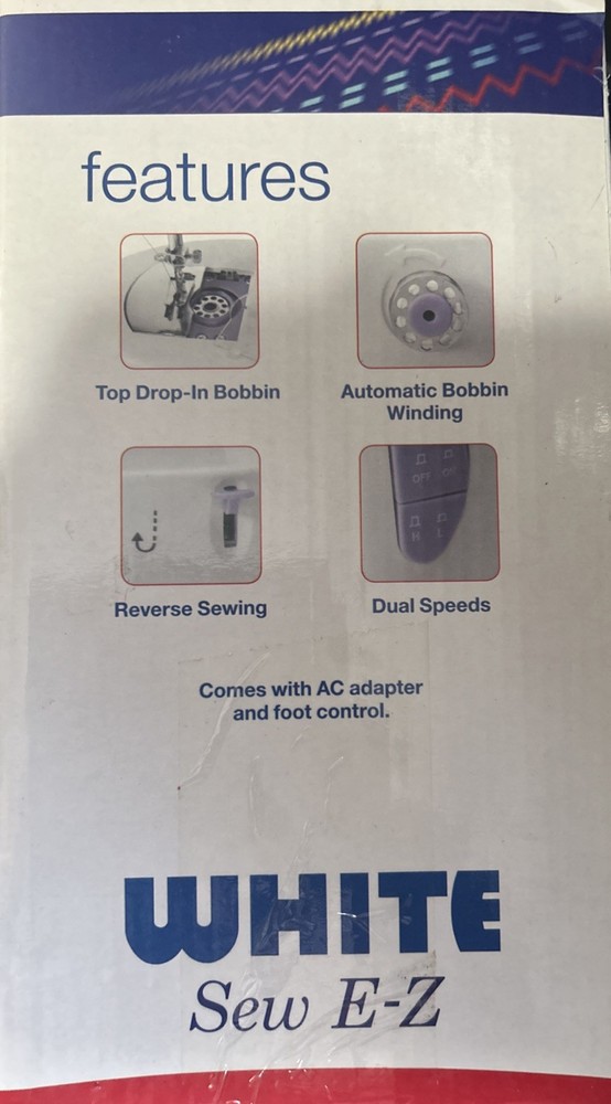 White Sew E-Z Model W338 Mini Sewing Machine