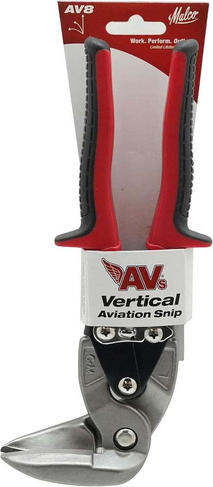 AV8 Left Cutting Vertical Aviation Snip