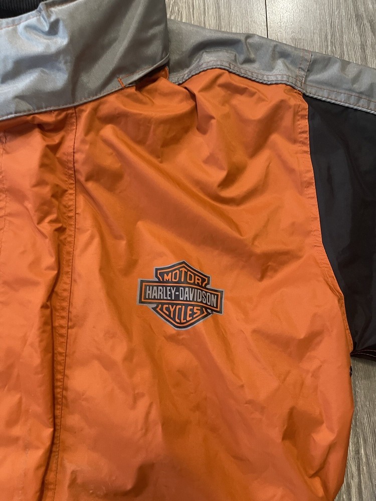 Womens/Men Reflective Harley Davidson Rain Jacket Size Small