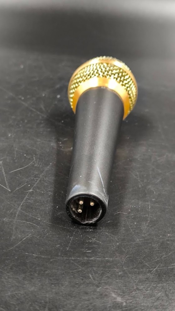 Fostex M-5 Unidirectional Microphone Used Working Black