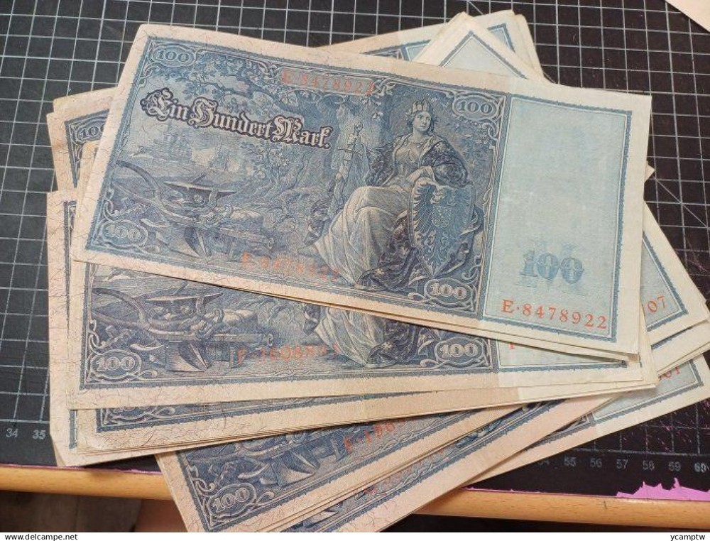 Germany 1910 P42，100 Marks XF