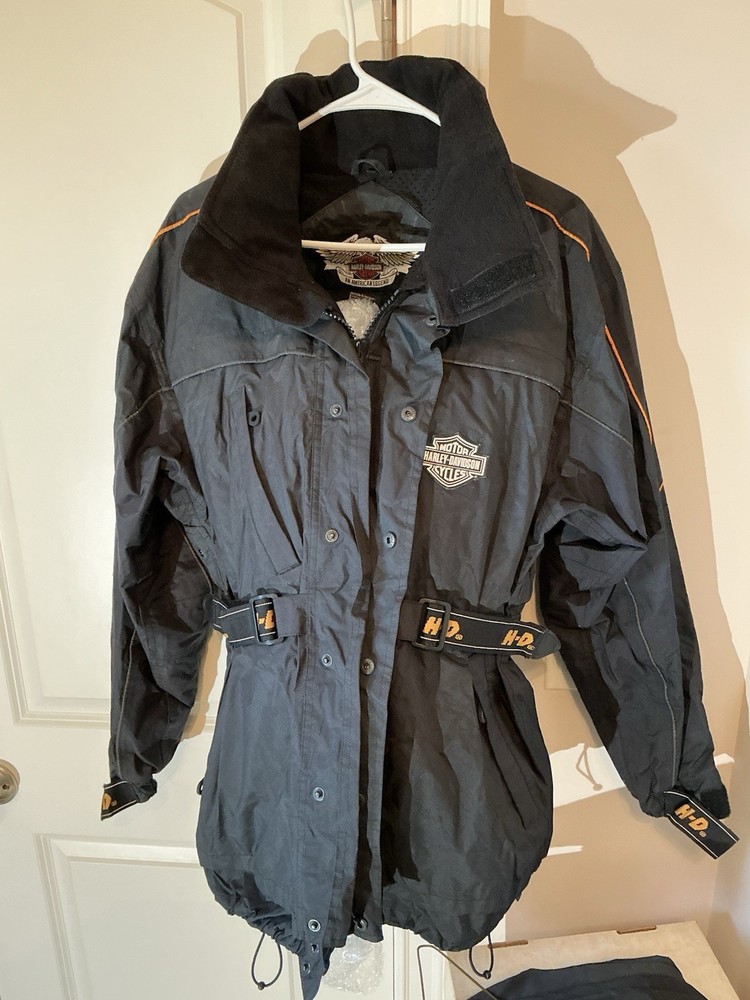 ￼ Harley‘S Davison ￼Two-Piece Rain Suit (Size Medium )