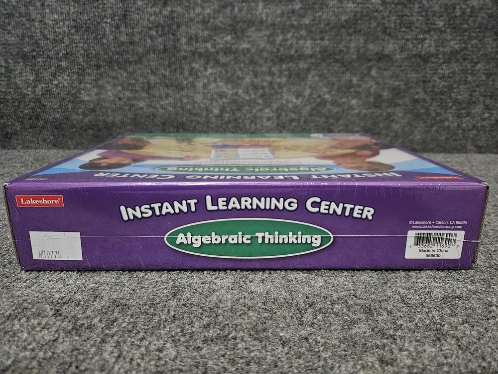 Lakeshore Instant Learning Center ALGEBRAIC THINKING