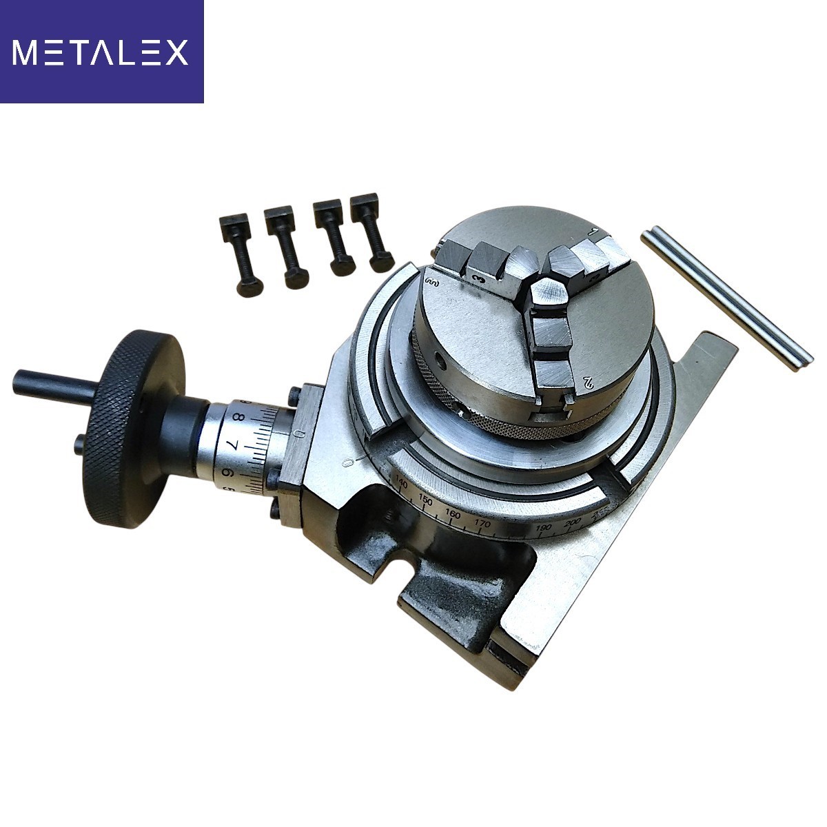 Rotary Table 4" HV4 Model Horizontal And Vertical 100mm & 65mm 3 Jaw Lathe Chuck