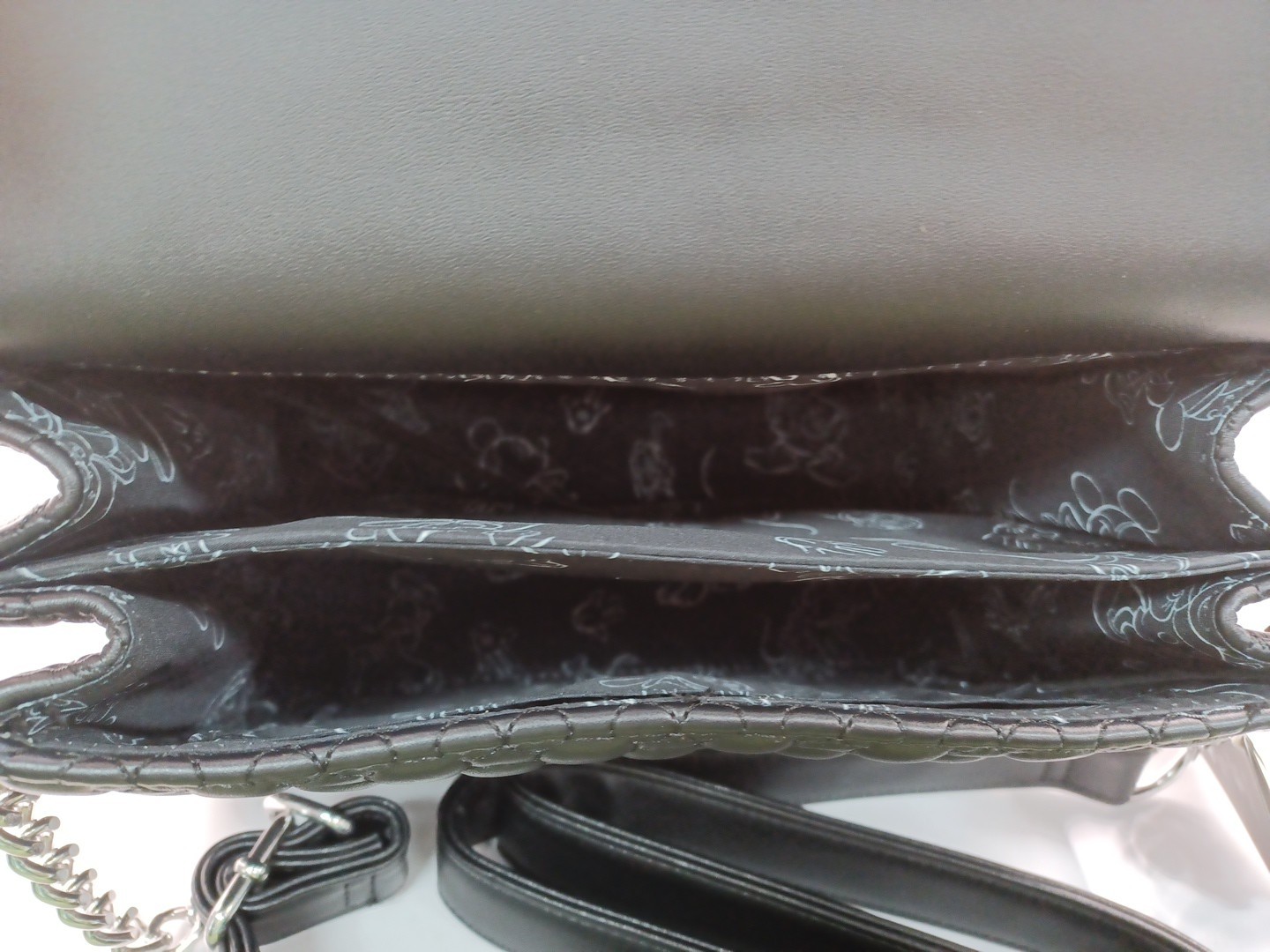 NEW Loungefly Disney Mickey Mouse Artist Sketch Crossbody Bag-Black