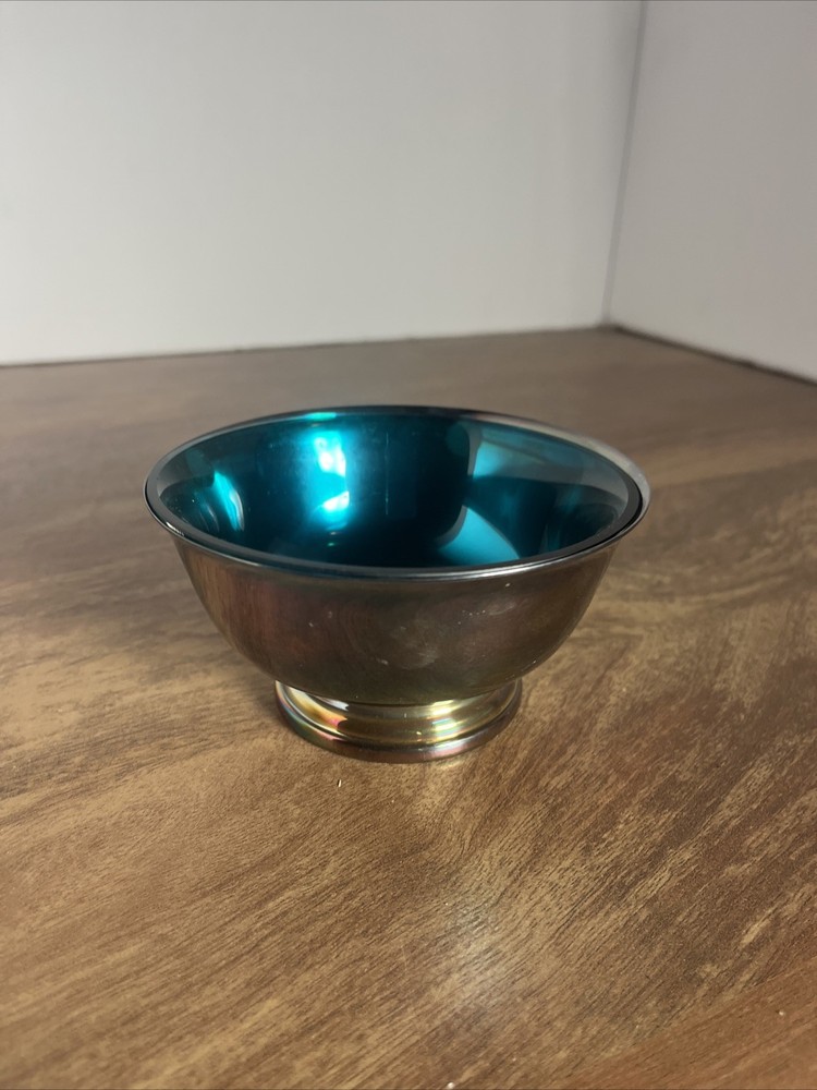 Vintage GORHAM YC795 Silverplate Small Footed Bowl 4.5” Width x 2 1/2" Height