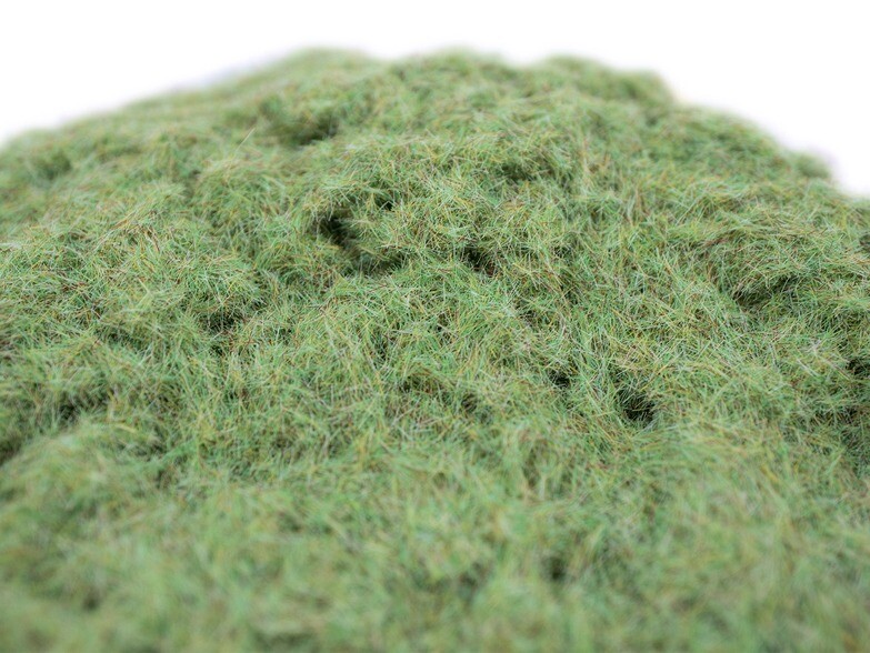 Huge Miniatures Static Grass, Spring Green 2mm Summer Fall – 8oz Container