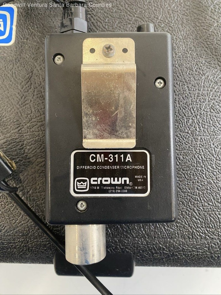 Crown Differoid Condenser Microphone - Tested