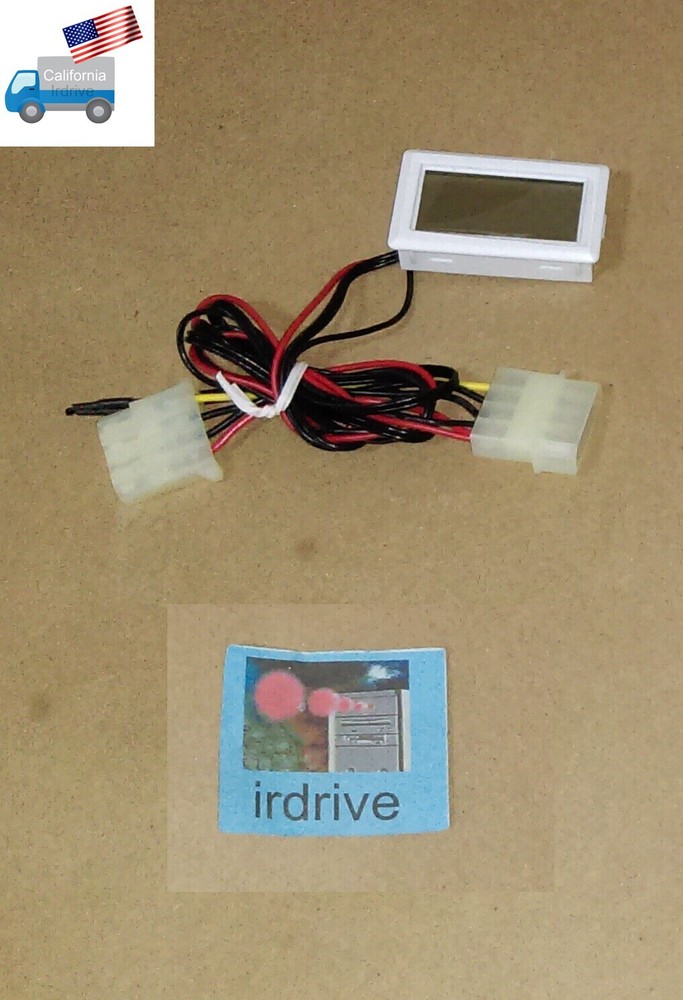 NEW Digital LCD Fahrenheit Display Thermometer PC Temperature Sensor, 4pin Plug