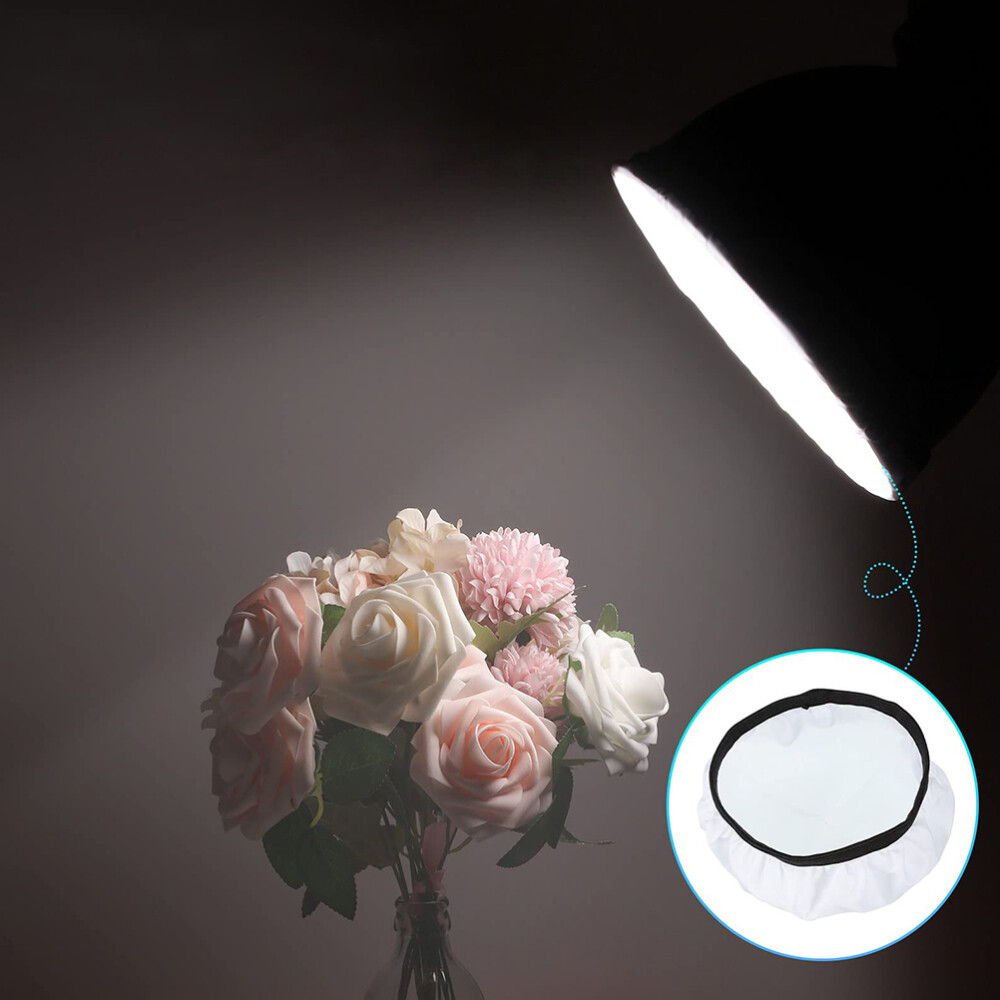 2Pcs Reflector Lamp Shade Diffuser Lamp White Lampshade Diffuser Sock Lamp