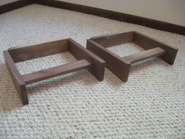 Solid Walnut Speaker Stands for Klipsch Forte, Also Custom Sizes!!