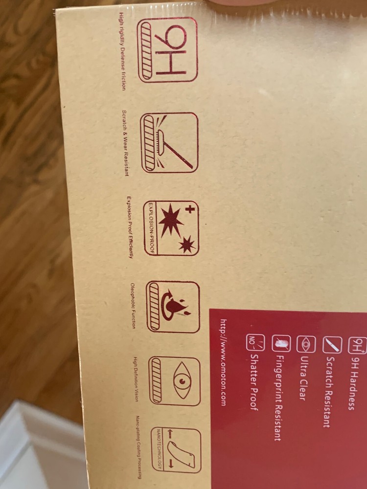 Omoton 9H Glass Screen Protector For Amazon Fire HD 8 tablet