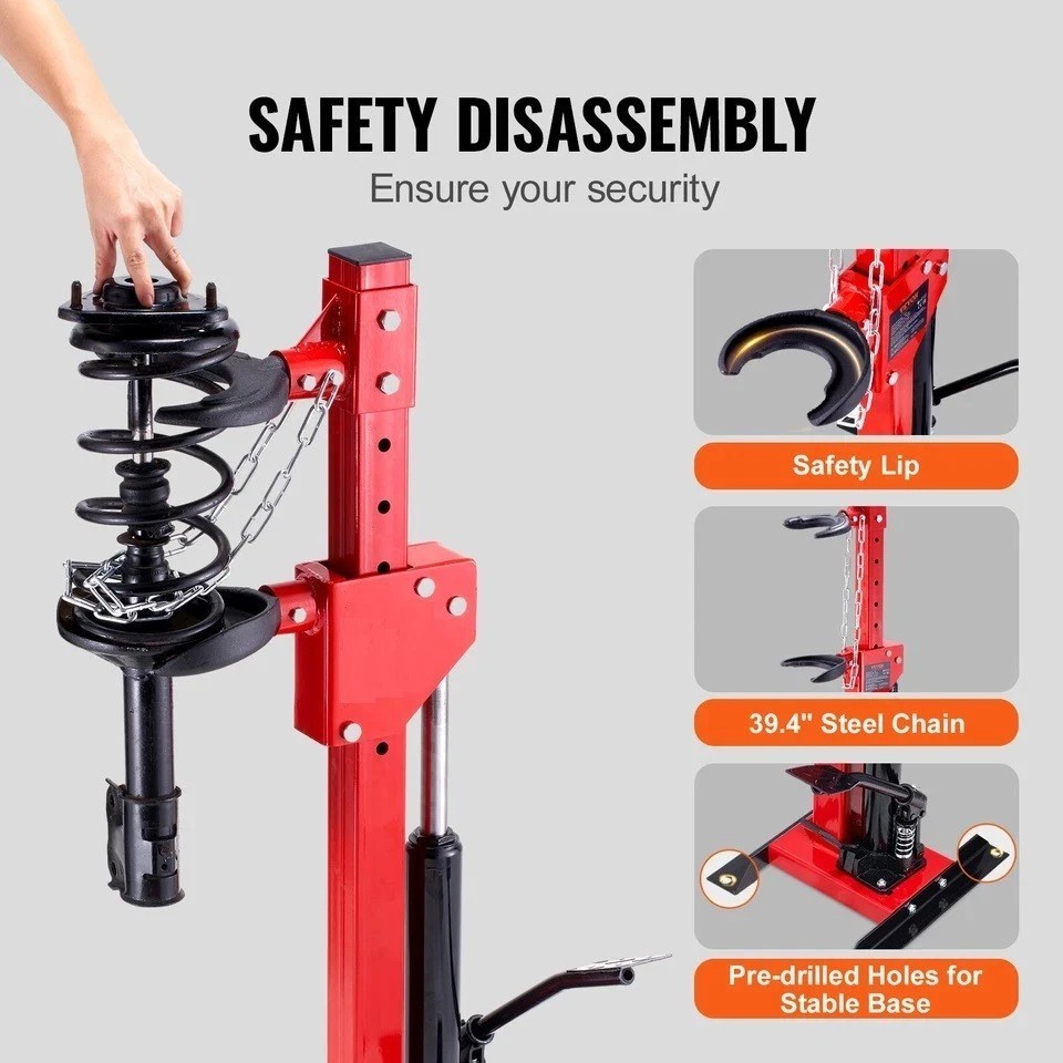Coil Spring Compressor 4.5T Auto Strut Hydraulic Compressor Removing Tool