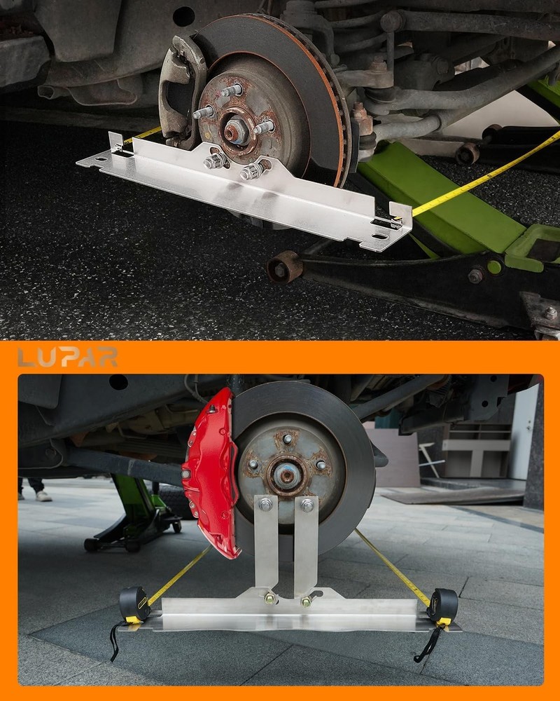 Upgraded Wheel Alignment Tool with Connection Sheet, Heavy Duty Stainless