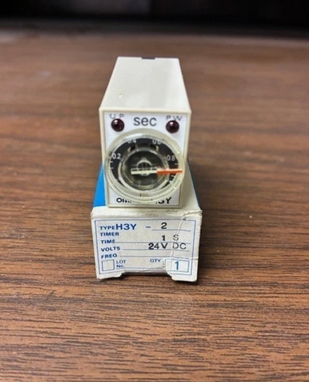 Omron H3Y-2 DC24 1S, Solid State Timer, 24VDC, 1 Sec Rated Time