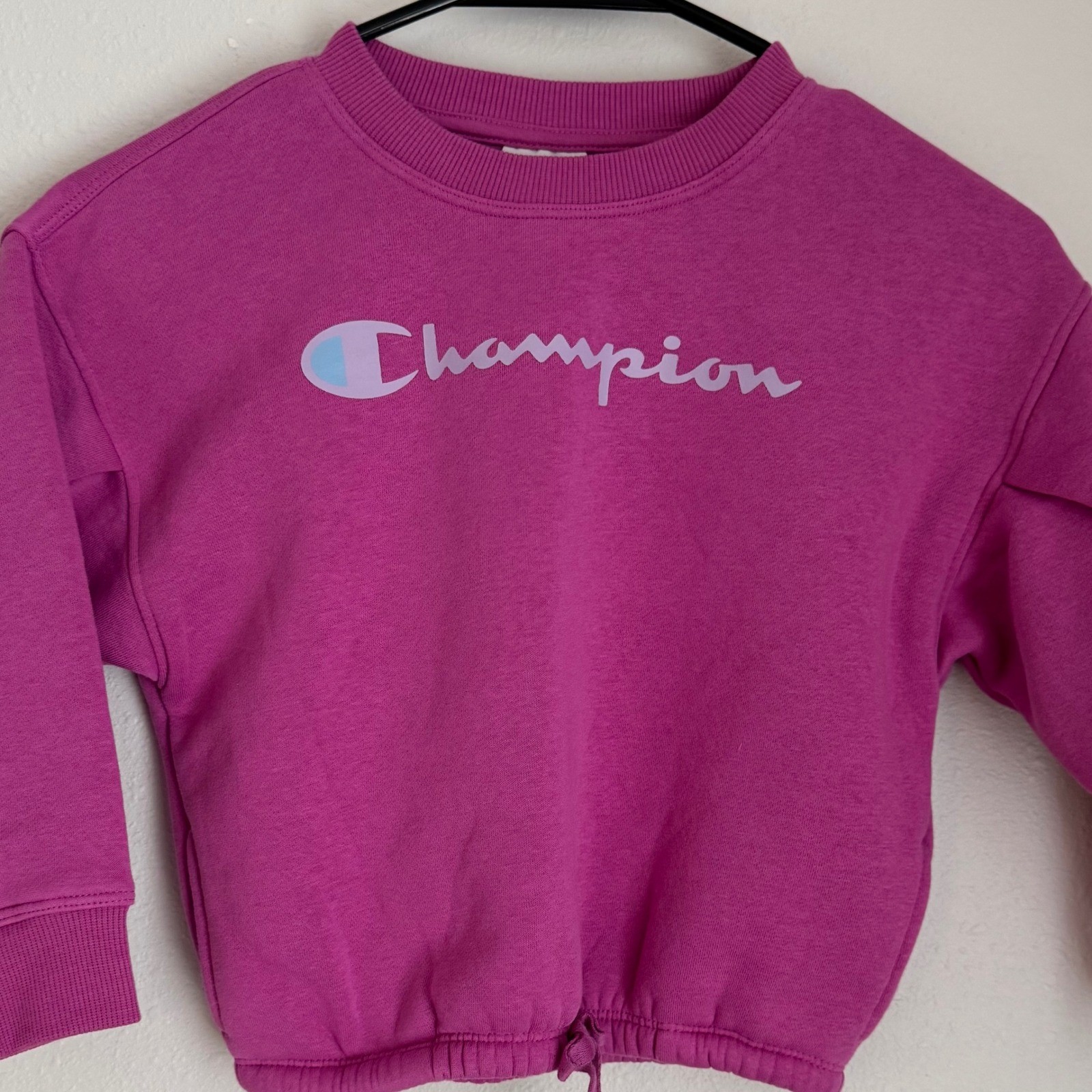 Champion Kids Set Crewneck Pullover Sweatshirt & Jogger Pants Outfit Size 4