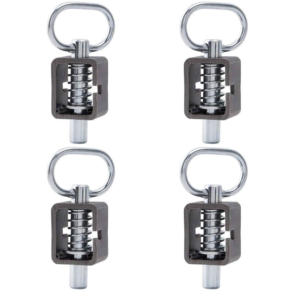 4x SPARKWHIZ Spring Latch Lock Weld-On Spring Latch Assembly Trailer Gate Latch