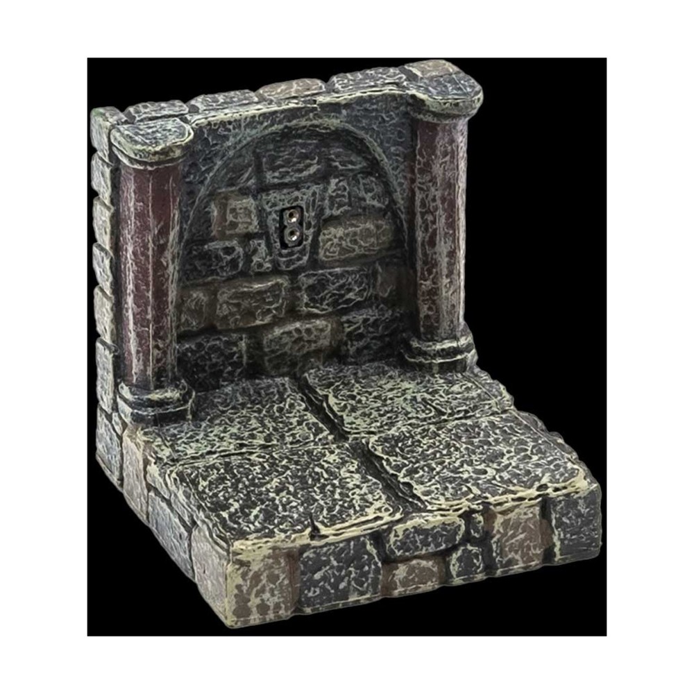Dwarven Forge Terrain Vaulted Wall w/LED Socket (Painted) NM