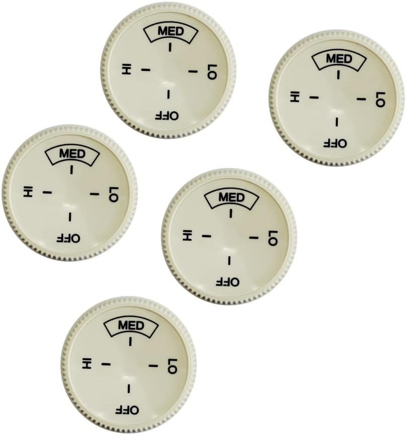 5Pcs Baseboard Heater Thermostat Temperature Control Dial Knob Replace