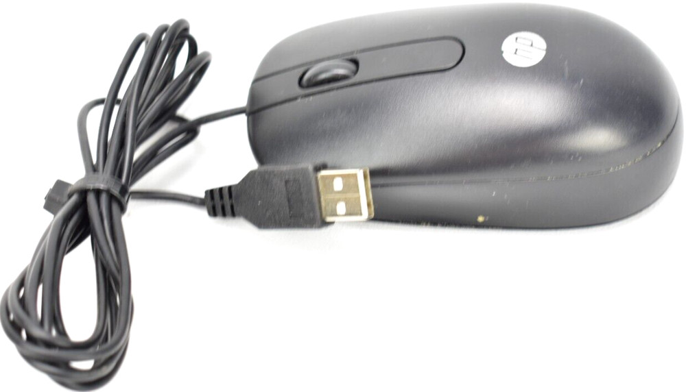 LOT OF 12 - HP MSU1158 USB Wired Laser Mouse Black 672654-001 Original Basic