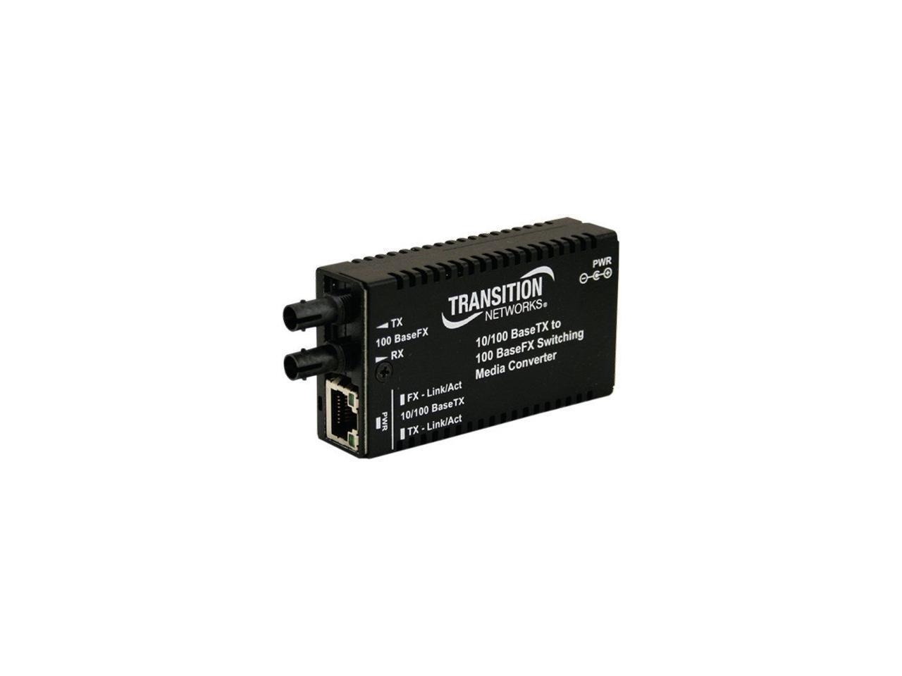 Transition Networks Mini M/E-PSW-FX-02(SC) Media Converter