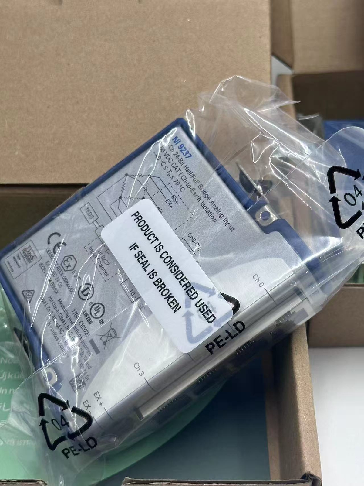 National Instruments NI 9237 cDAQ Strain / Bridge Input Module, RJ50 new in box