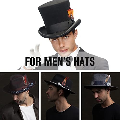 Hat Feathers, 10 Pcs Assorted Natural Feather Packs One Size 9 Pcs-3