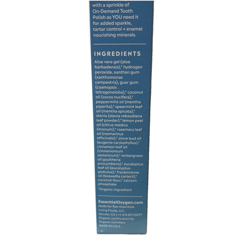 BR Organic Toothpaste Mint 4 Oz By Essential Oxygen