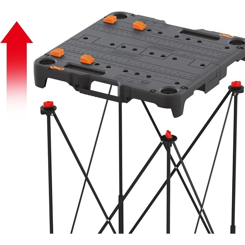 Lightweight Portable Workbench Folding Table 300 lbs Capacity Easy Storage New