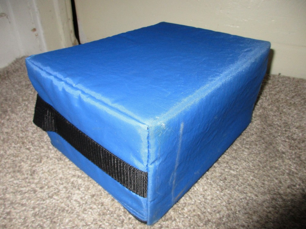 30 Compact Disc CD Carrying Case Holder Organizer Blue