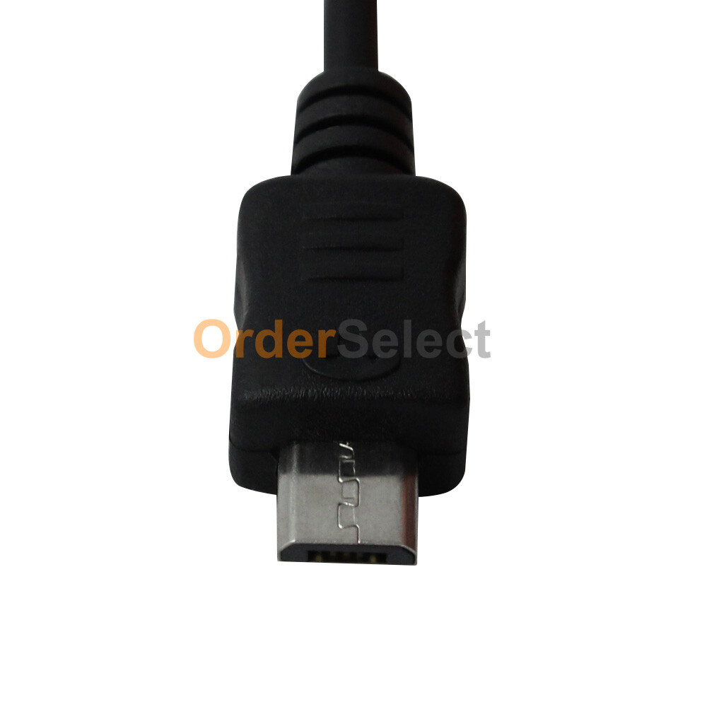 Micro USB 10FT Rapid USB A to B Charger Sync Data Cable Cord (U2A1-MCB-01BLK)