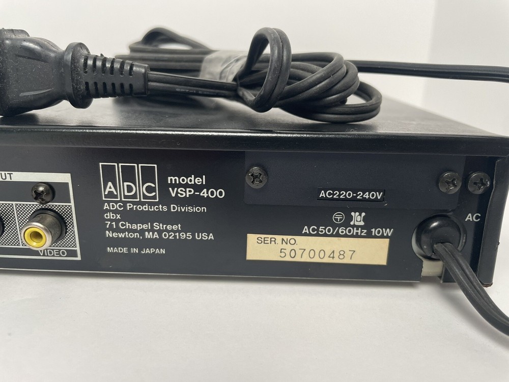 ADC Video Shaper VSP-400 Video Sound Processor Synthesizer Tested