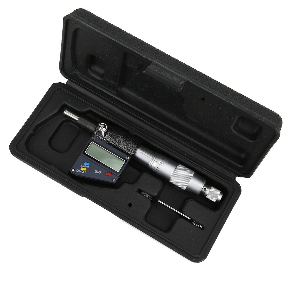 Digital Micrometer Head High Accuracy Cemented Carbide Electric Meter Tool New