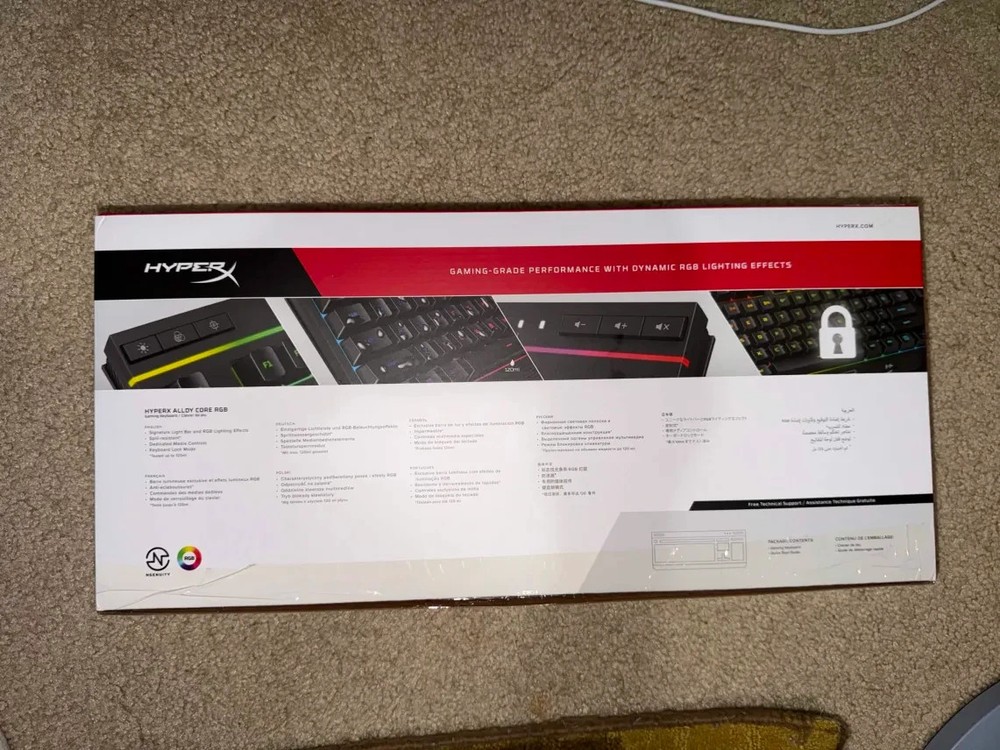 HyperX Alloy Core RGB Wired Keyboard - NEW