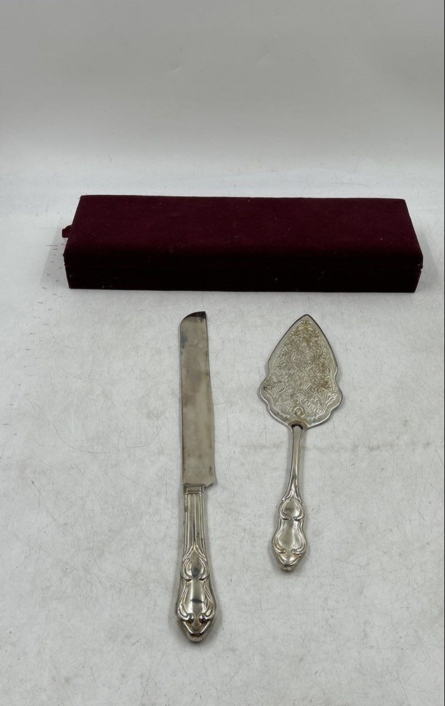 Godinger Silver-Plated Two-Piece Knife And Cake Server Serving Set