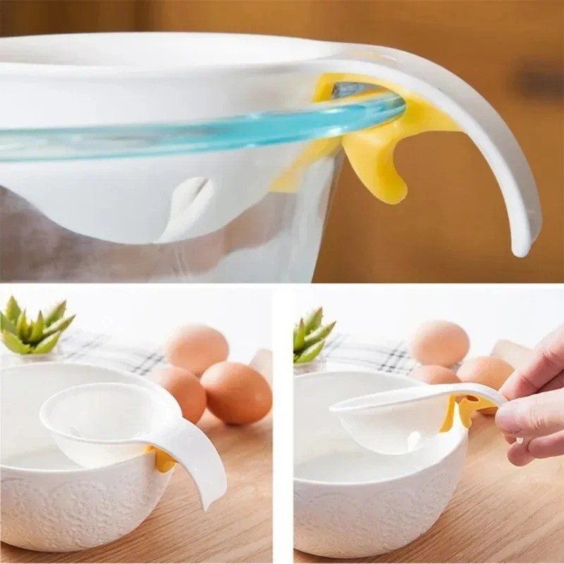 Plastic Egg Yolk Separator – Egg White Filter Kitchen Baking Tool