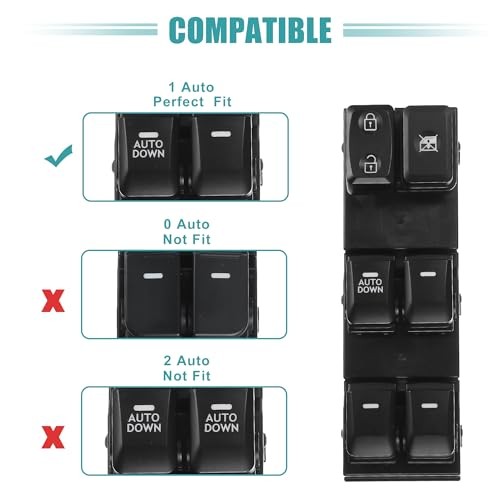 Front Left Driver Side Power Window Switch Window Control Switch Fit for Kia