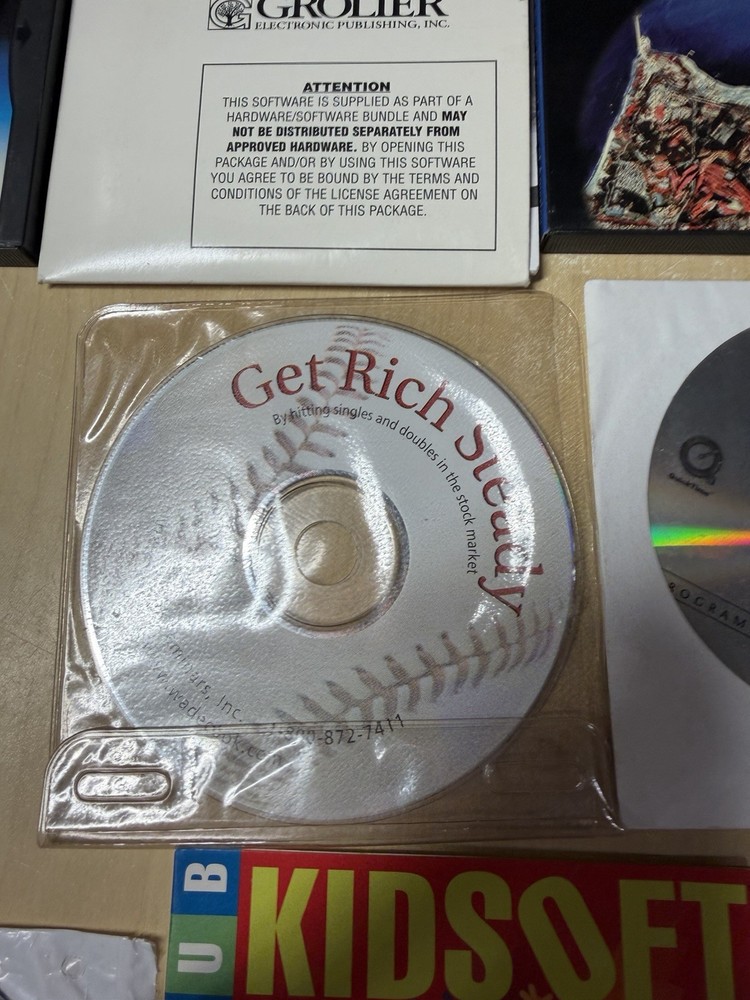 Vintage Mac Business related software CD Disc Lot, Demos & programs