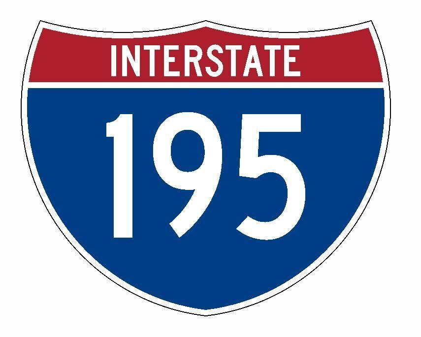 Interstate 195 Sticker Decal