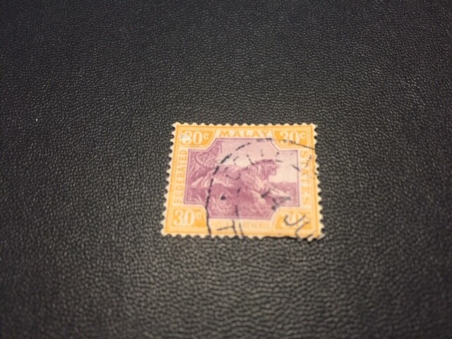 Malaya stamp 68 used