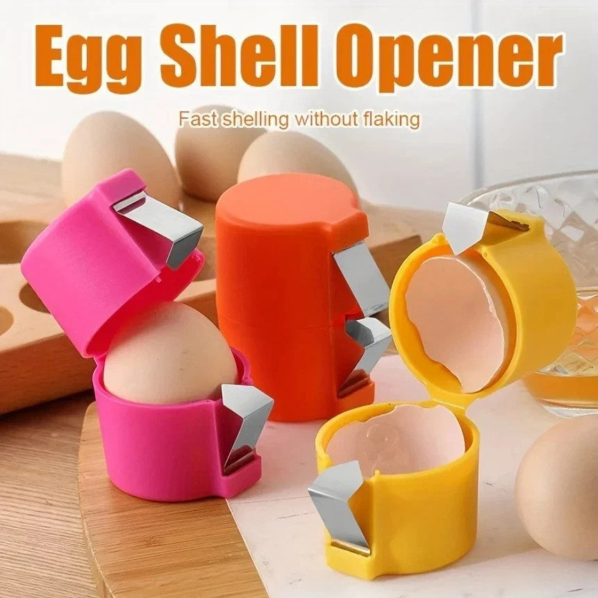 Portable Egg Opener & Beater | Quick Egg Sheller for Kitchen Use